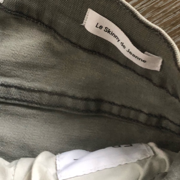 Frame denim le skinny de Jeanne gray jeans 24 - Picture 6 of 8